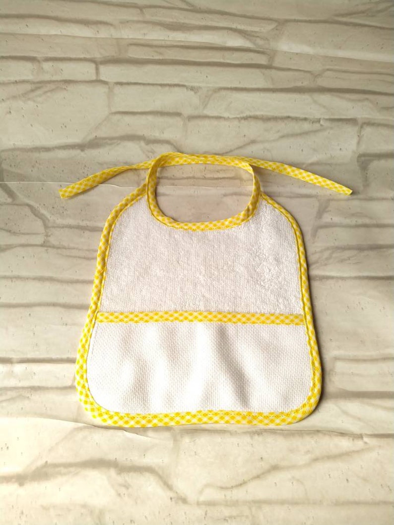 White Baby Bib to Cross Stitch Blank Cross Stitch Bib White Etsy