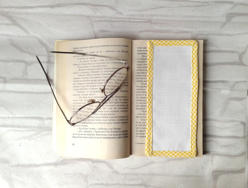 Aida 18 Count Blank Cross Stitch Bookmark Bookmark for Cross Etsy