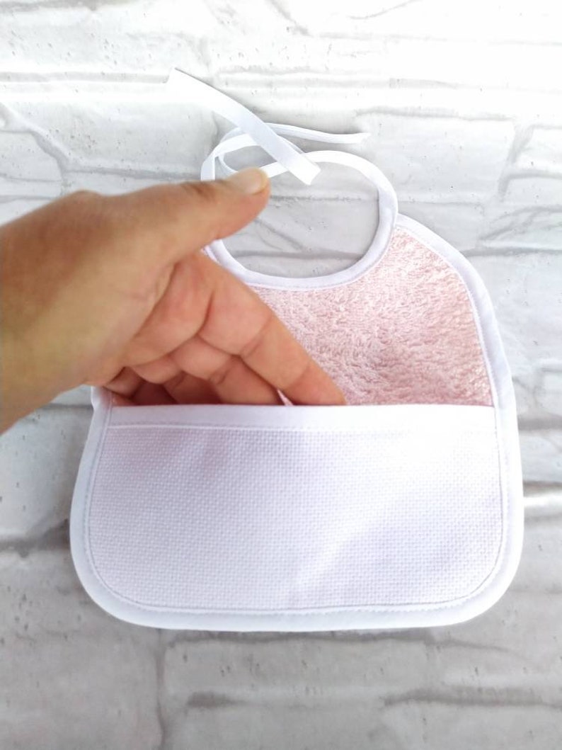 Blank Cross Stitch Baby Bib Blank Cross Stitch Accessory Etsy