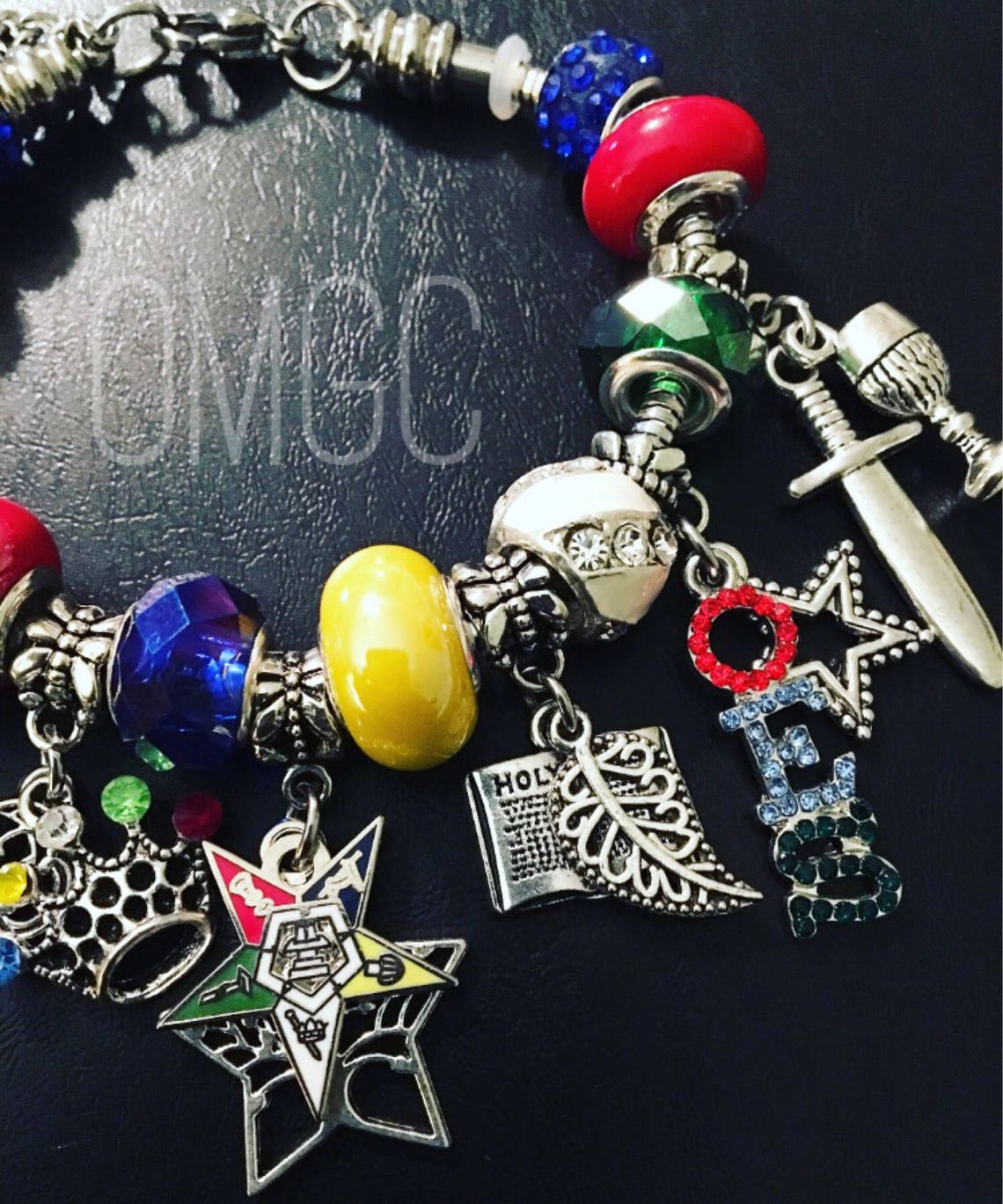 Order of the Eastern Star Charm Bracelet OES Etsy