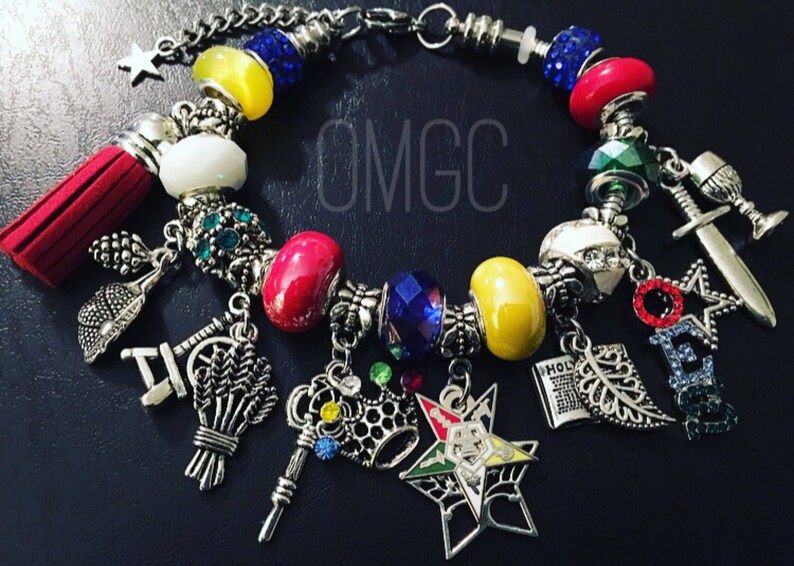 Order of the Eastern Star Charm Bracelet OES Etsy