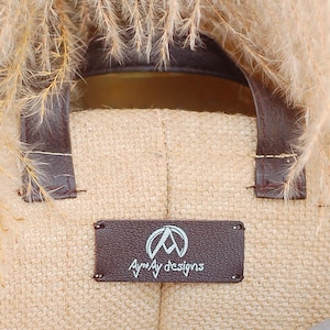 Personalized Small Leather Labels for Garments