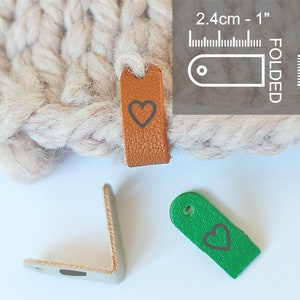 40 pezzi Etichette personalizzate in pelle per il marchio fatto a mano