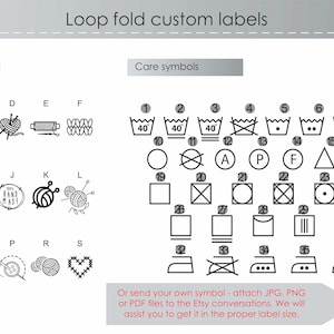 50 stuks op maat gemaakte kledinglabels van satijnstof // Omvouwbare waslabels in verschillende kleuren // ingenaaide gepersonaliseerde kledinglabels afbeelding 3