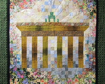 Brandenburger Tor Patchwork Wall hanging Quilt