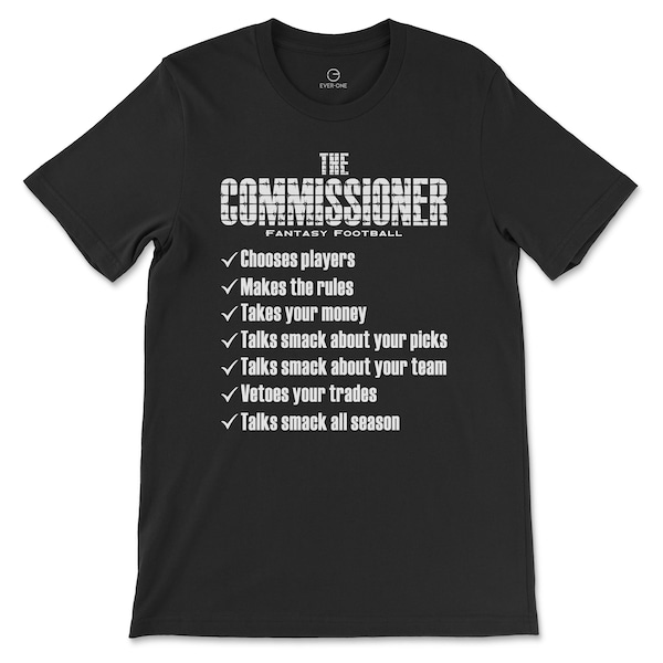 Premium Fantasy Football Draft Shirt 2022 - Fantasy Football Commissioner Shirt - Fantasy Draft Commish Shirt - Commish Shirt Fantasy Draft