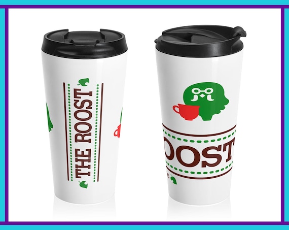 The Roost Caf Travel Mug | 15oz | Animal Crossing Brewster Coffee Cup -  Etsy