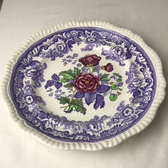 Spode Copeland England Mayflower China Floral Plate - Etsy