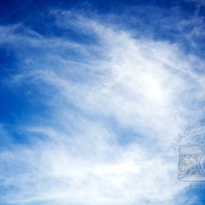 DIGITAL DOWNLOAD ONLY - Blue Sky with Clouds