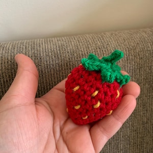 Crochet strawberry