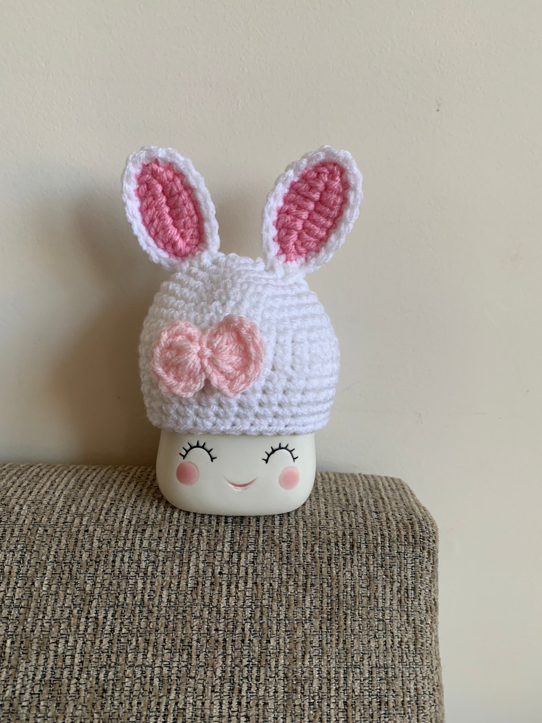 Crochet Bunny Ears Marshmallow Mug Hat | Easter Mug Topper | Spring ...