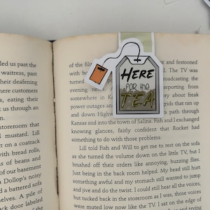 Here for the Tea, Magnetic, Bookmark, Place Keeper, Gifts for Him, Gifts for her, Fathers day, Rottweiler, mothers day, quotes and sayings