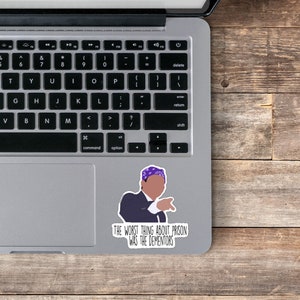 The office, michael Scott, funny, dementors, tv, quotes and sayings, matte, water resistant, laptop decal, vinyl sticker