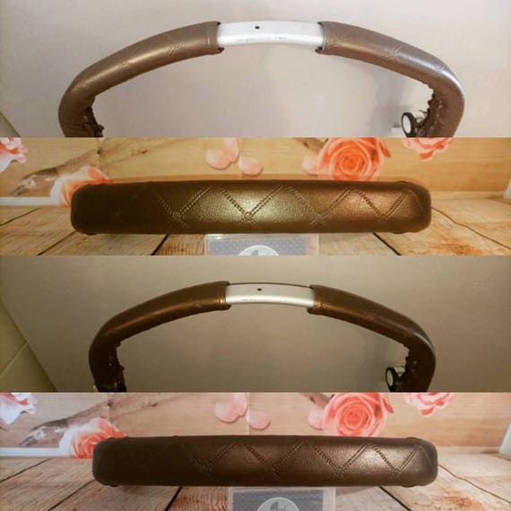 leather pram handle cover