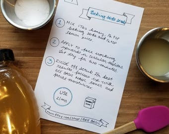 Rimedi per gli occhi gonfi - Set di ricette fatte a mano per la cura della pelle per gli occhi gonfi, set di 5 ricette