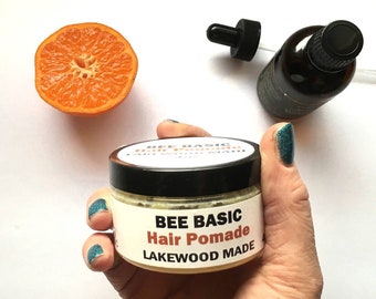 All natural hair pomade with a coconut citrus scent. Makes a thoughtful gift!