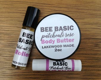 Scent Gift Set- Body Butter, Lip Balm, and Scent Roller