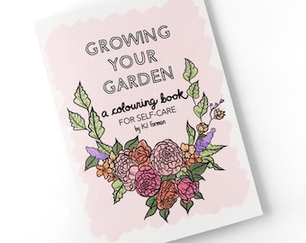 Floral Affirmation Coloring Book: Self-Care Mental Health Activity