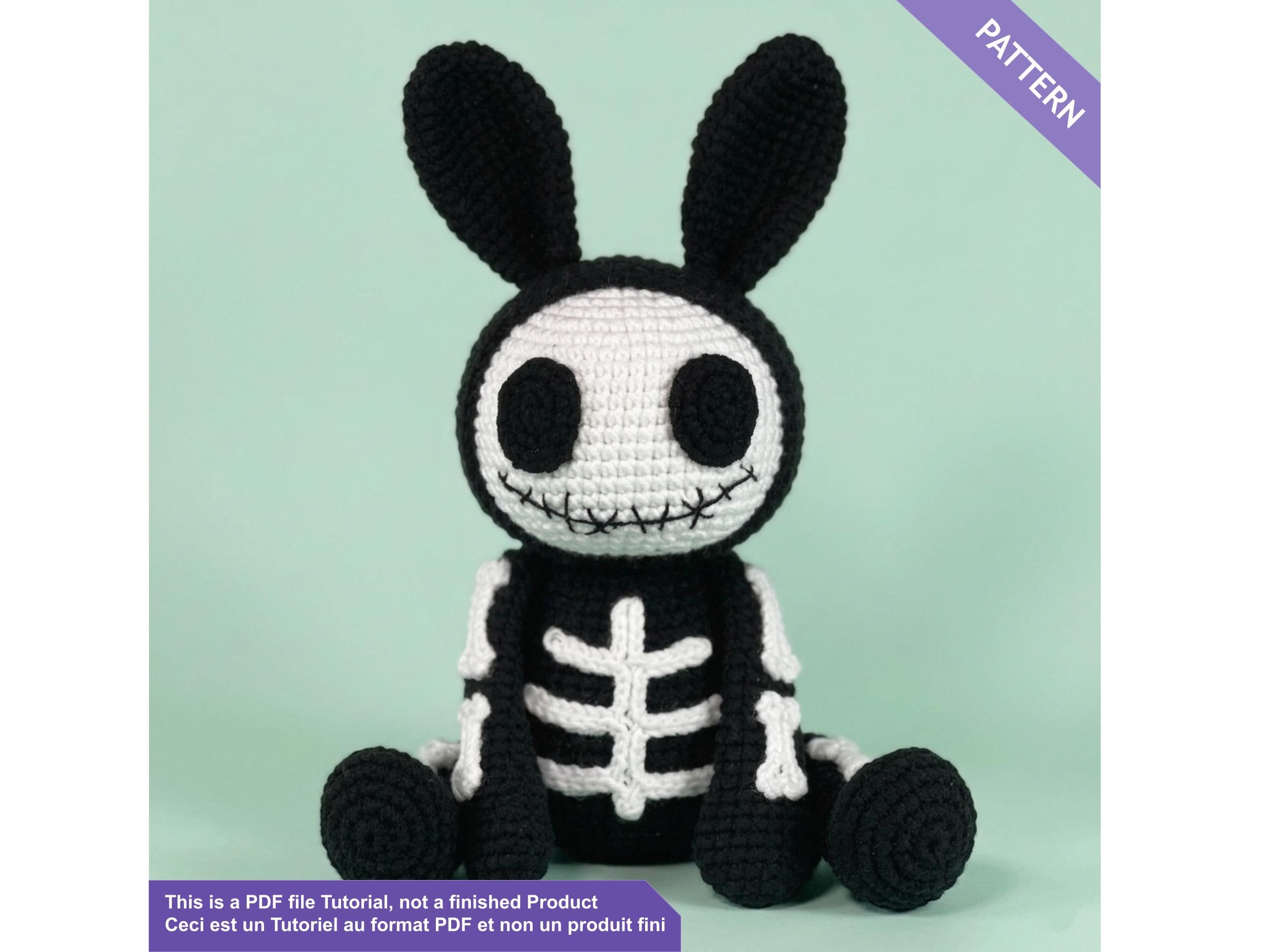 Skeleton gothic bunny English / French