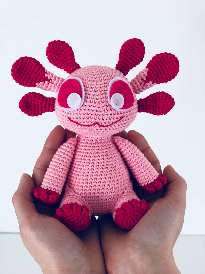 Axolotl patron au crochet / FICHIER PDF Etsy