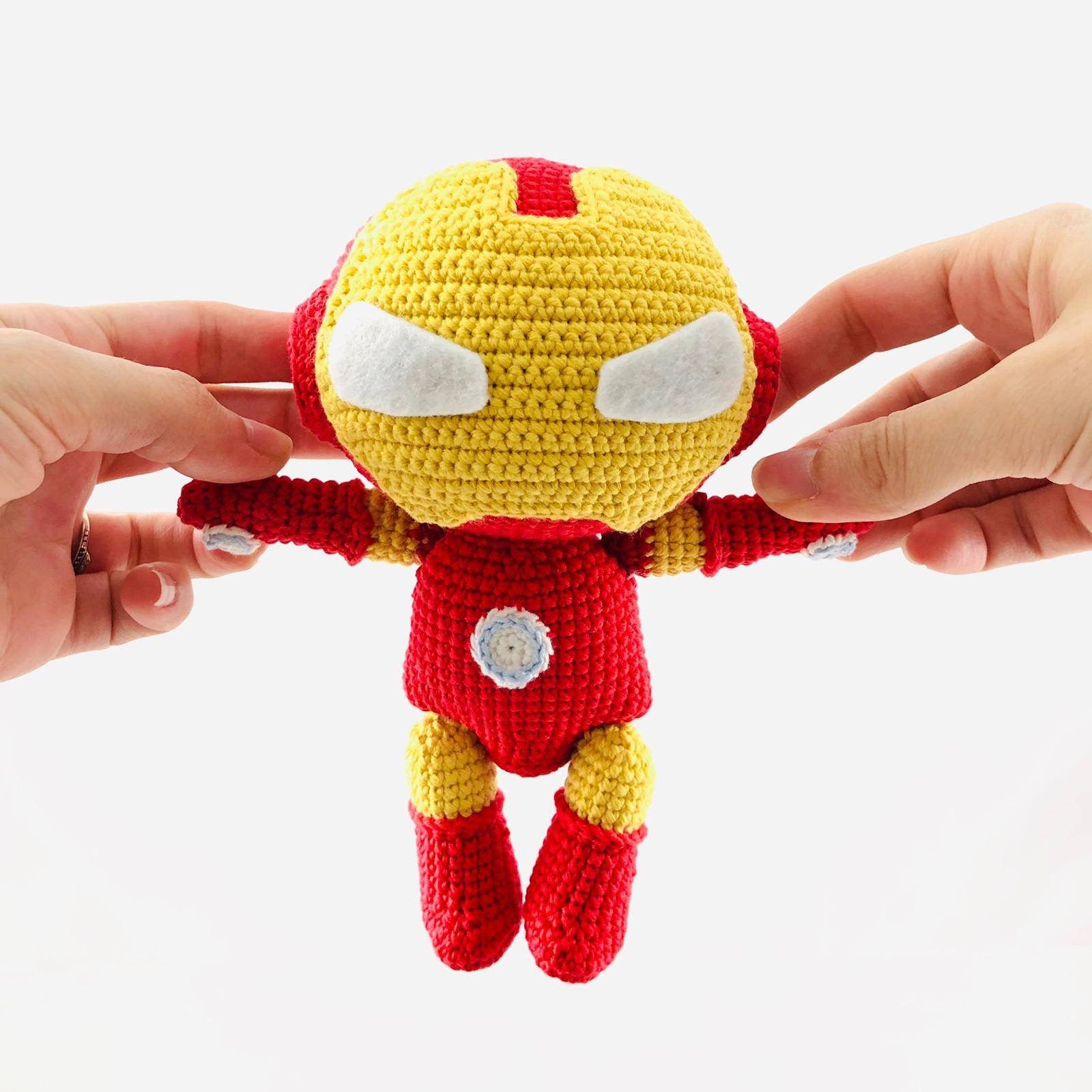 Iron Man crochet pattern Super hero baby Iron Man PDF Files Etsy España