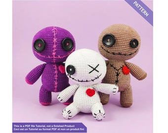 Crochet pattern Voodoo Doll PDF
