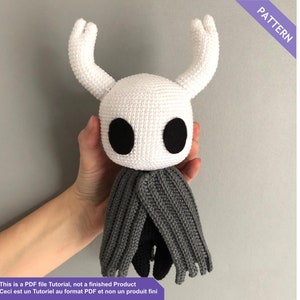 Crochet pattern Hollow Knight, Crochet pattern amigurumi, Crochet pattern, Instant download PDF Files English and French