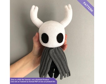 Hollow Knight crochet pattern, Crochet pattern amigurumi, Crochet pattern, Instant download PDF Files EN - FR