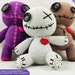 Voodoo doll crochet pattern, Halloween, Crochet pattern, PDF Files EN - FR  