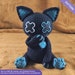 Creepy cat, Voodoo cat crochet pattern, Voodoo doll, Deadly cat, Halloween, Crochet pattern, PDF Files EN - FR  