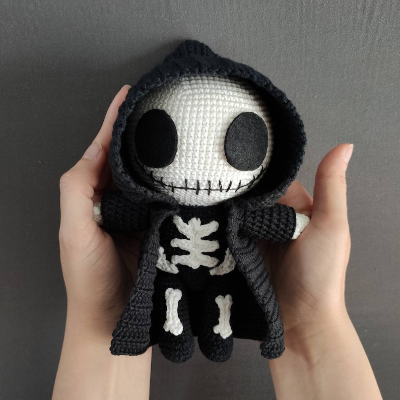 Grim Reaper Crochet Pattern Halloween Crochet Pattern PDF Etsy UK