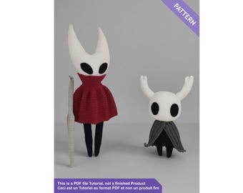 Hollow Knight crochet pattern - Crochet pattern pack Hollow Knight and Hornet crochet - PDF US terms