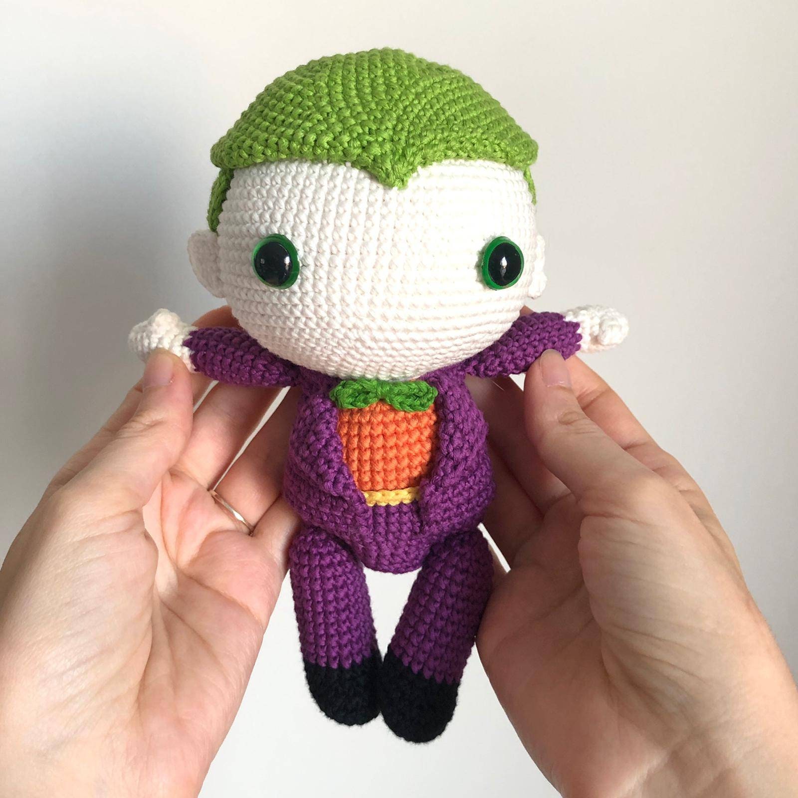 Joker Crochet Pattern Superhero Baby PDF Files EN FR Etsy