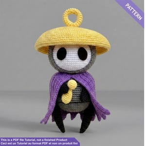 Sherma von Silksong Häkelanleitung PDF Französisch/Englisch - Hollow Knight Amigurumi-Puppe