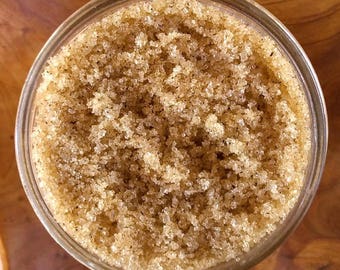 Natural Body Scrub-Organic Body Scrub-Vanilla Body Scrub-Vanilla Beans-Body Scrubs-Sugar Scrub-Vanilla Bean Scrub-Body Exfoliator-Foot Scrub