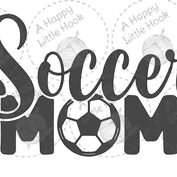 Soccer Mom SVG PNG Logo-Mothers Day Gift SVG-Soccer Fundraiser Ideas-Holiday Spring May