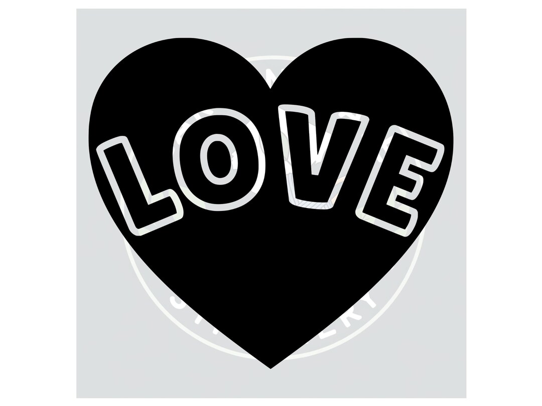 Love Heart SVG PNG | Valentine Svg | Simple Valentines Day Svg | Soft ...