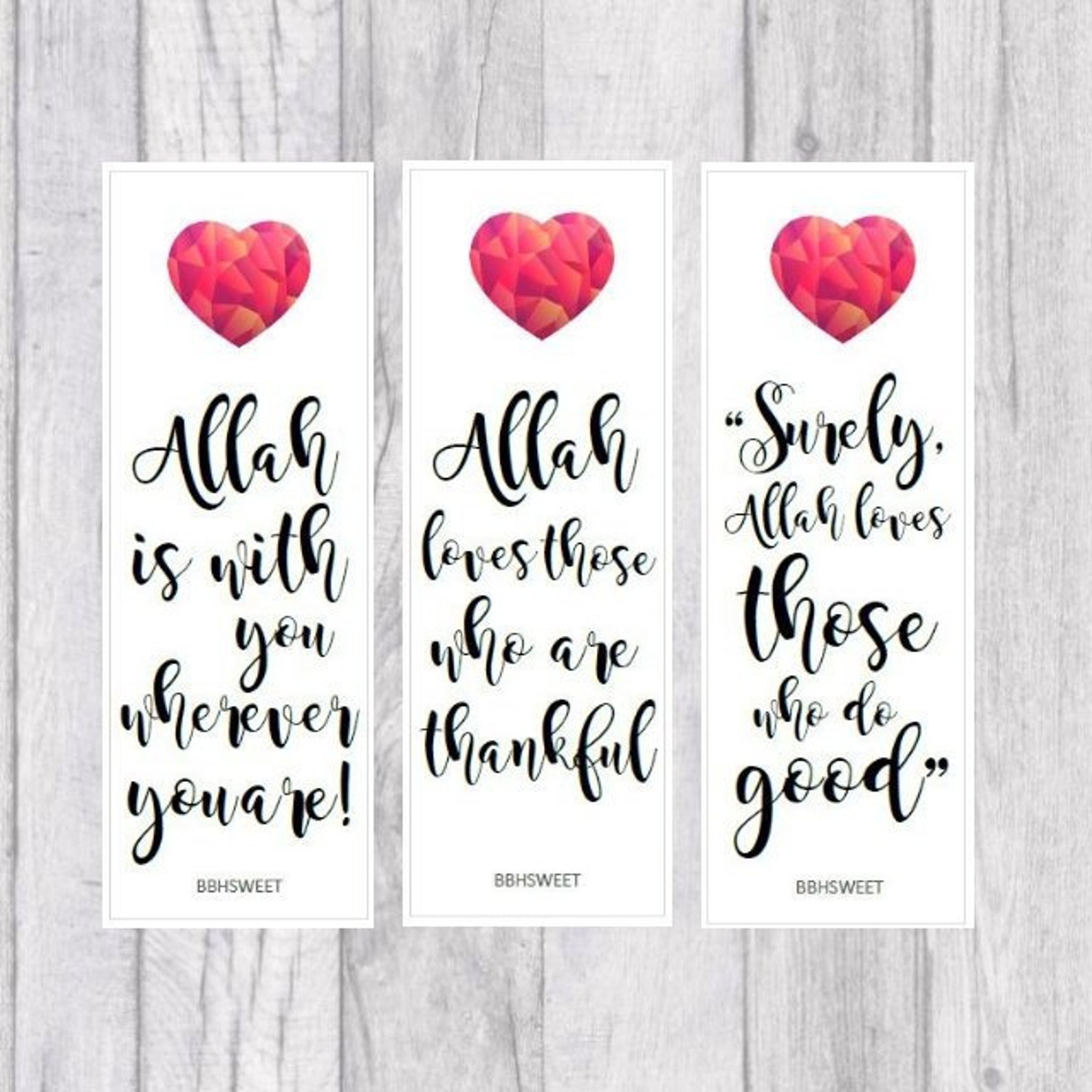 bookmarks islamic bbhsweet printable arabic islam etsy