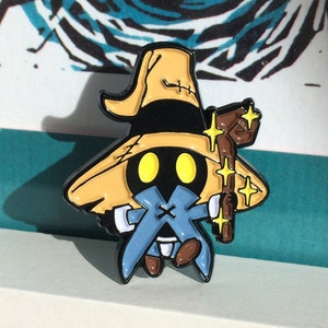 Vivi Final Fantasy Inspired Enamel Pin Badge