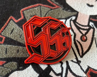 Triple S Devil May Cry inspired enamel pin: DMC Red