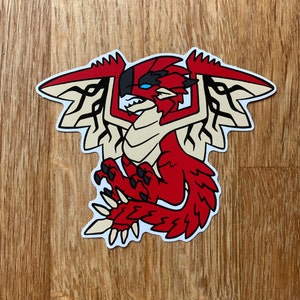 Rathalos Sticker: Inspired by Monster Hunter