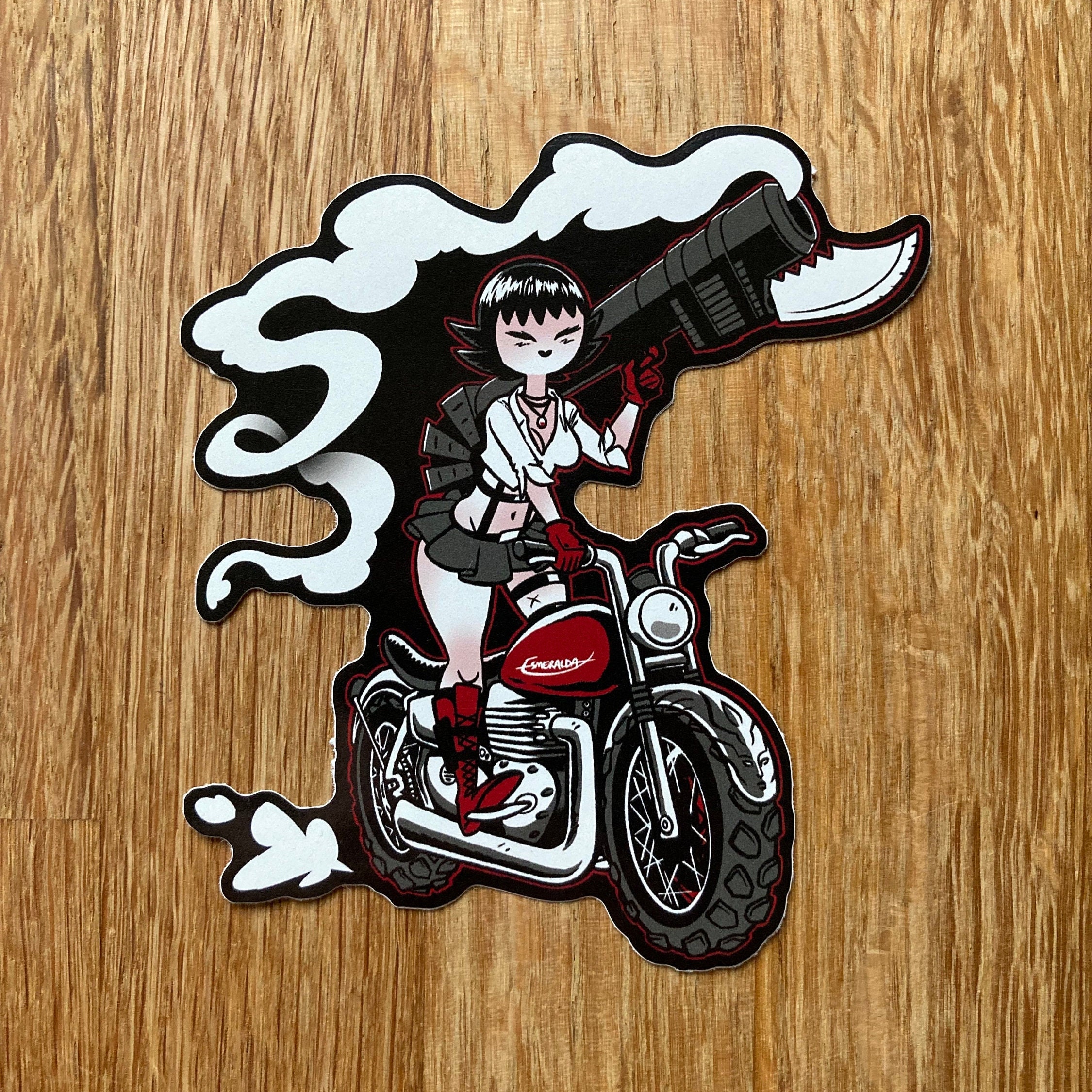 Devil with Wings - Red Sticker for Sale by grafikhooliganz
