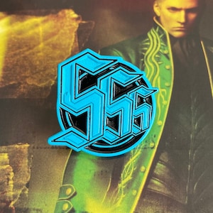 Épingle en émail inspirée de Triple S Devil May Cry : Vergil SDT Blue