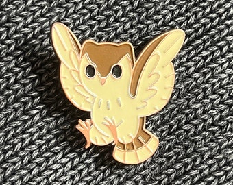 Owl Enamel Pin Badge