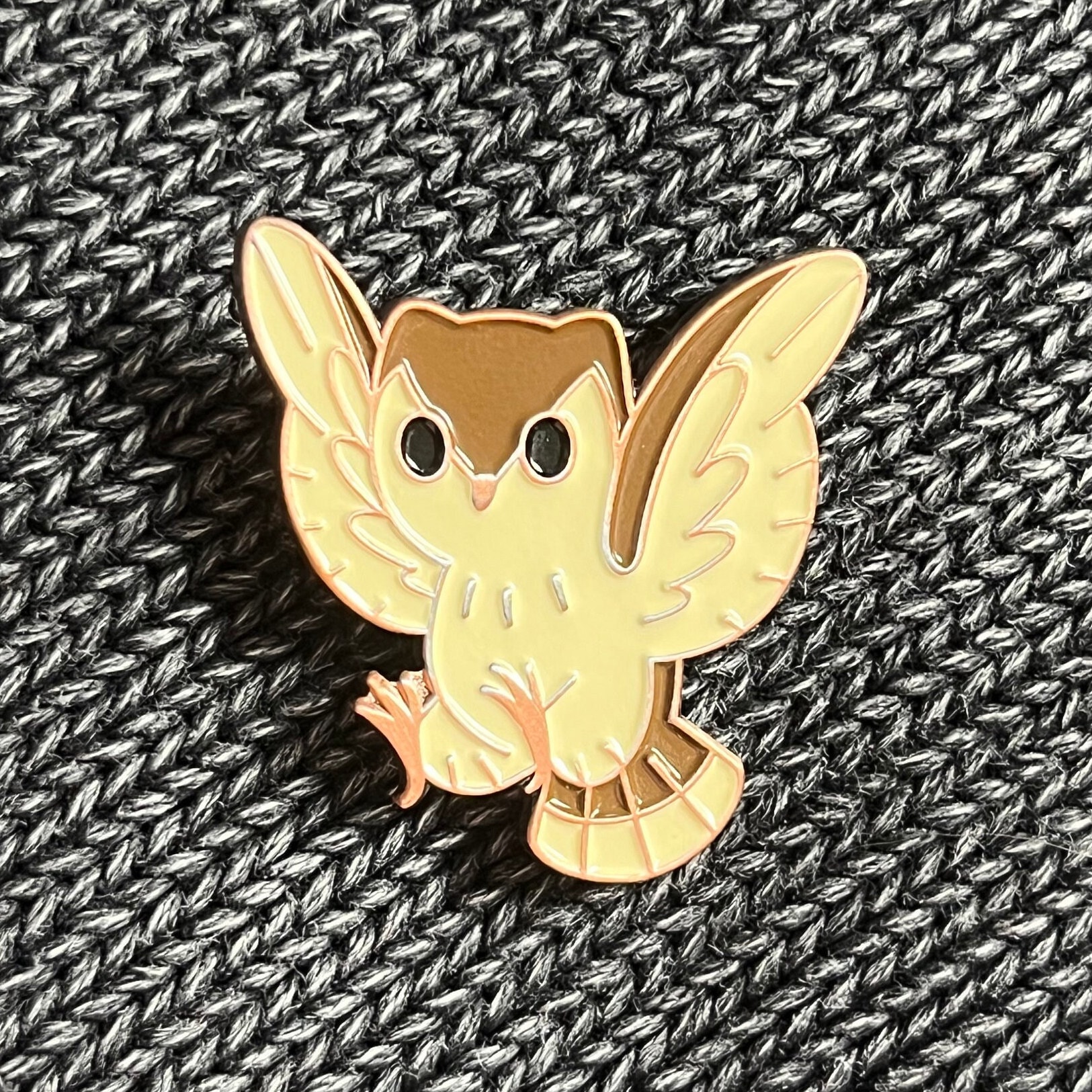 Owl Enamel Pin Badge