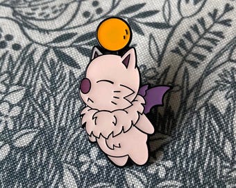 Mog Final Fantasy Inspired Enamel Pin Badge