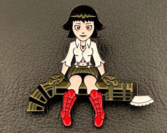 Devil May Cry 3 inspired Lady Enamel Pin Badge