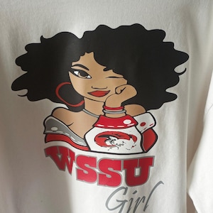 WSSU Long Sleeve T-Shirts for Women, WSSU Girl T-Shirt for Women, RAMS Girl T-Shirts for Women,