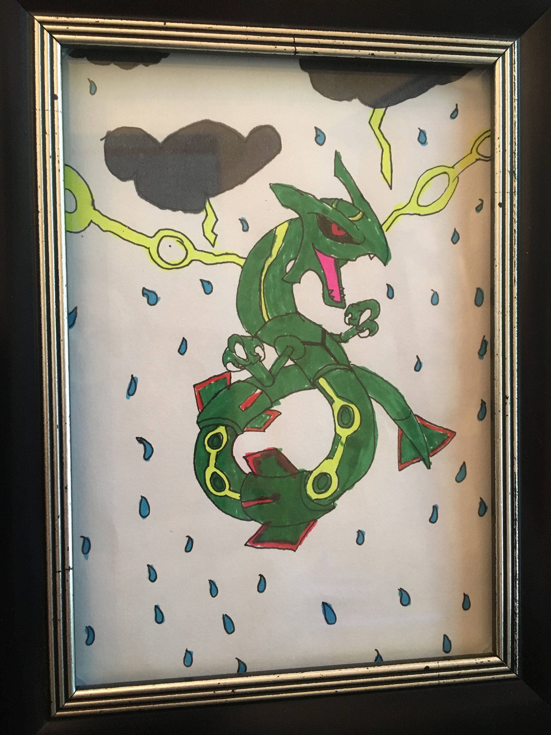 how to draw legendary pokemon rayquaza