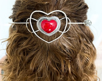 Rosarita Heart Hair Slide